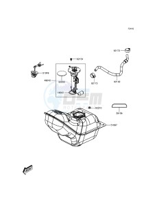 J125 SC125AGF XX (EU ME A(FRICA) drawing Fuel Tank