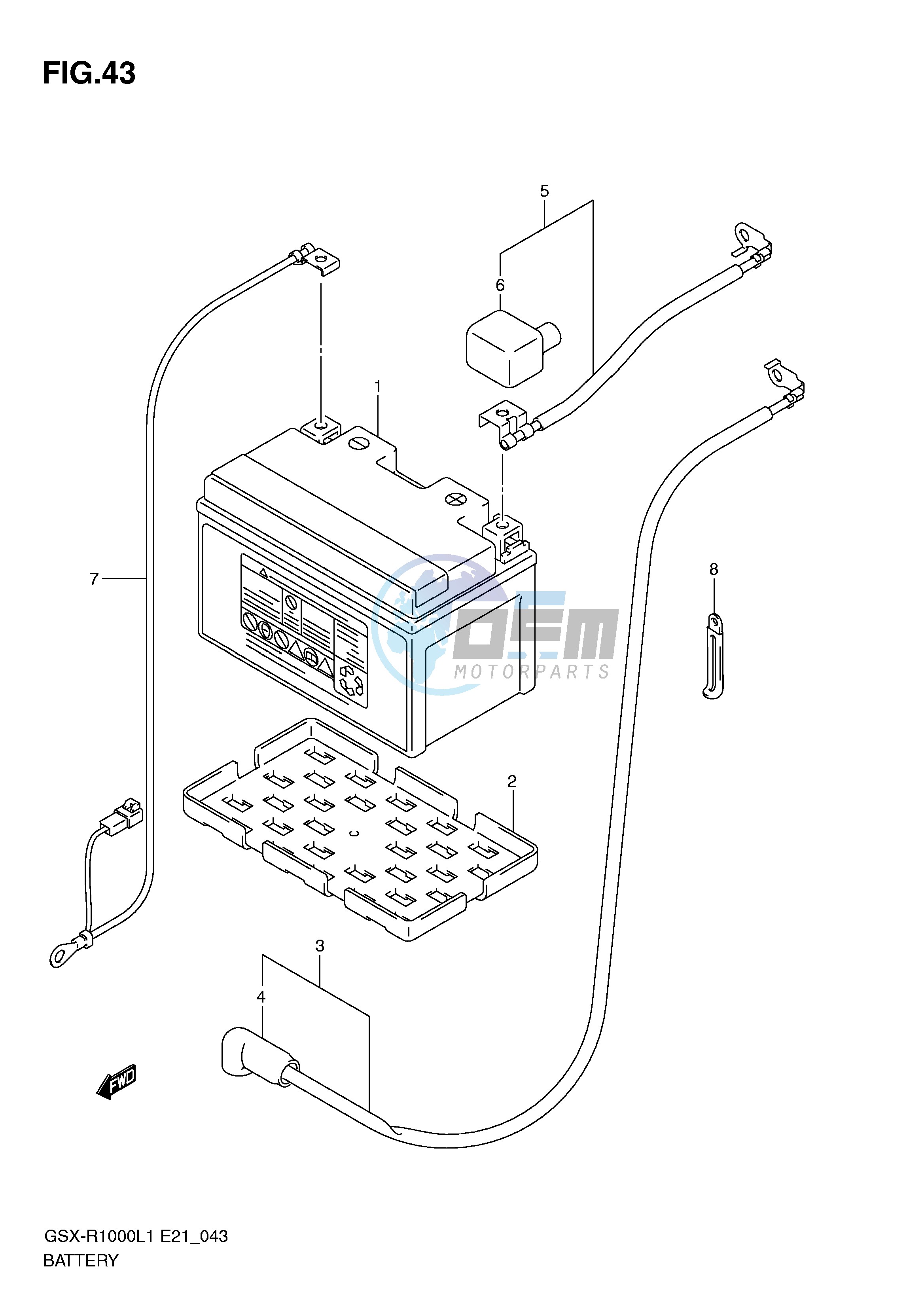 BATTERY (GSX-R1000L1 E51)