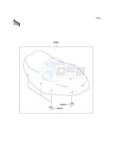 KVF 360 B [PRAIRIE 360] (B6F-B9F) B7F drawing SEAT