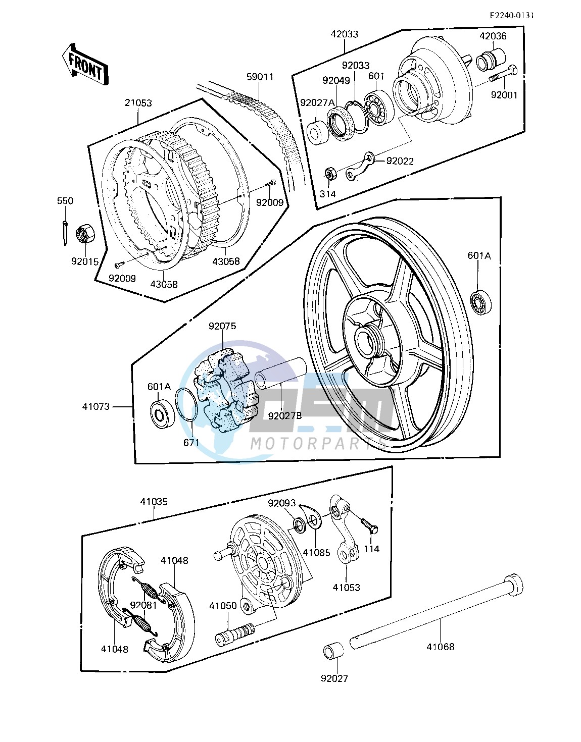 REAR WHEEL_HUB_BRAKE_BELT