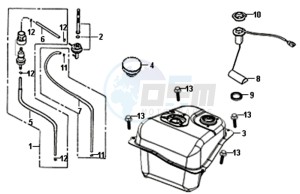 ALLO 50 25 KM/H L6 drawing GAS TANK -  PETROL VALVE