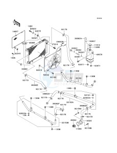 KAF620 G MULE 3000 (G1-G5) MULE 3000 drawing RADIATOR