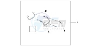 VT750C2F9 Australia - (U / KMH MME) drawing THROW OVER BAG STAY