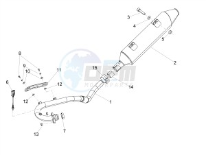 SX 125 E4 (EMEA) drawing Silencer