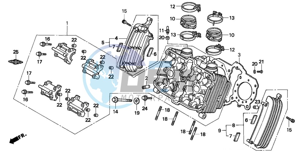 CYLINDER HEAD (FRONT)