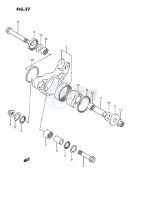 RM80 (E3) drawing CUSHION LEVER (MODEL H J K)