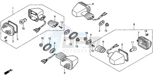 CBR600SE drawing WINKER