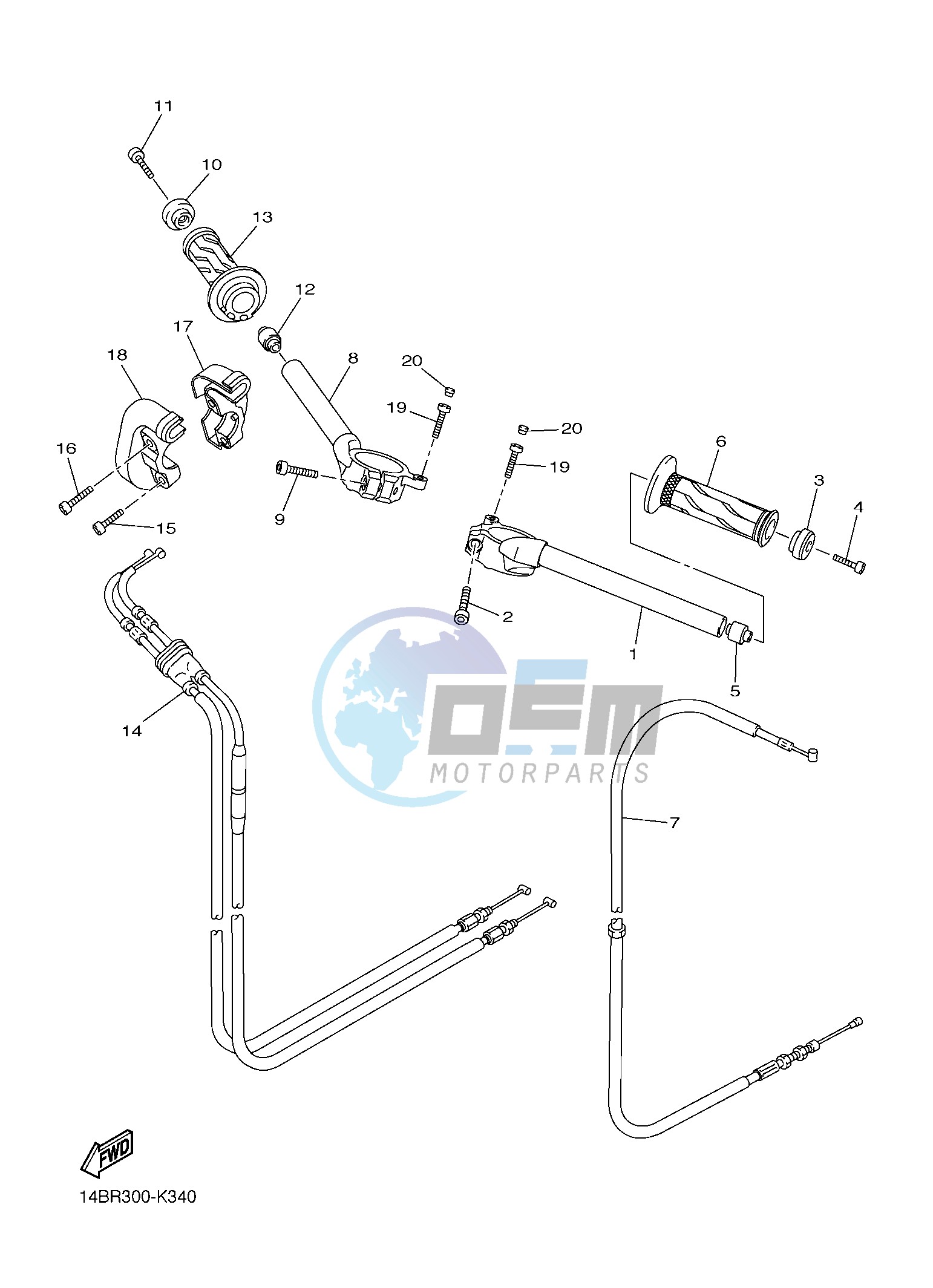 STEERING HANDLE & CABLE