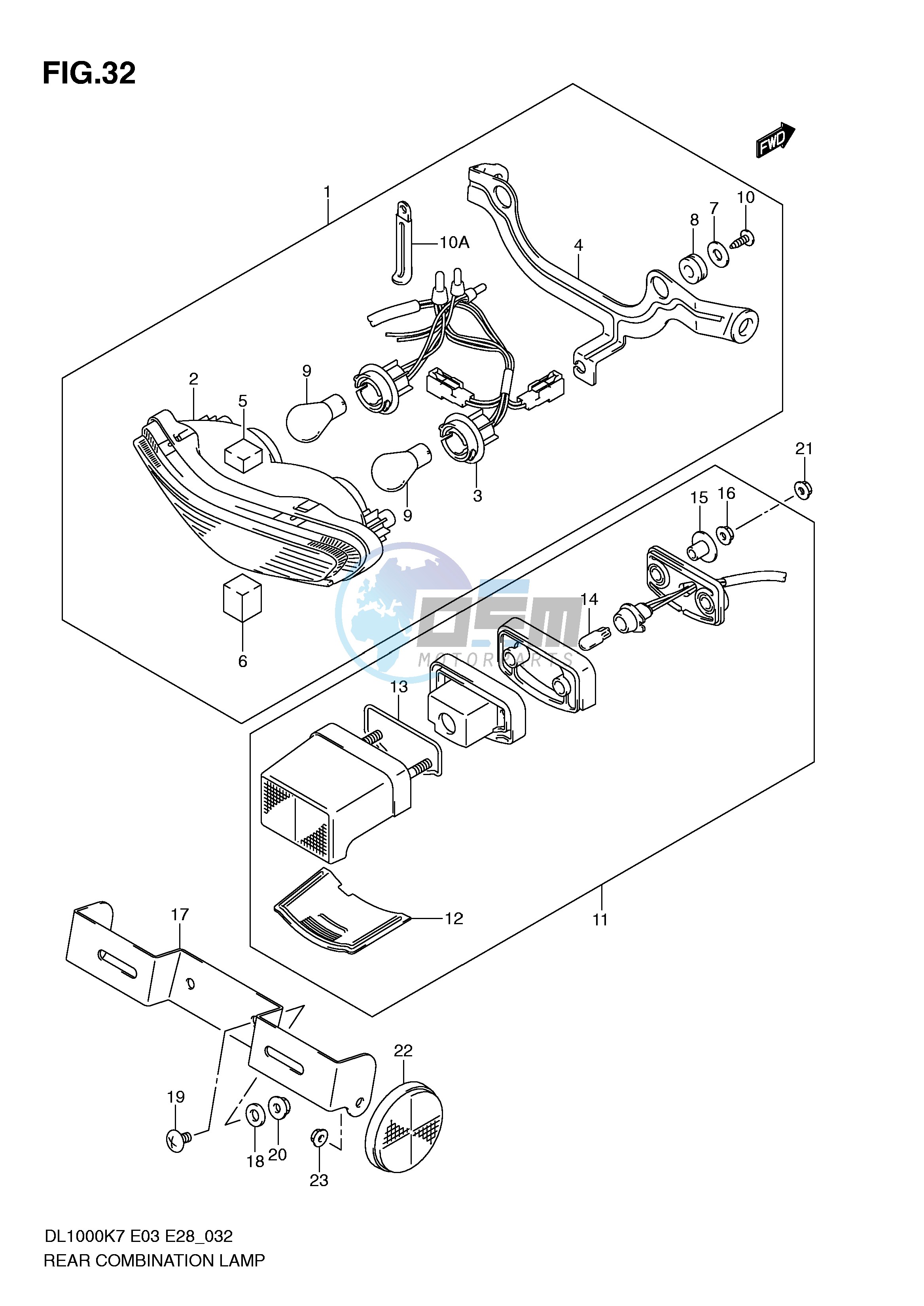 REAR COMBINATION LAMP