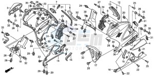 ST1300 drawing LOWER COWL