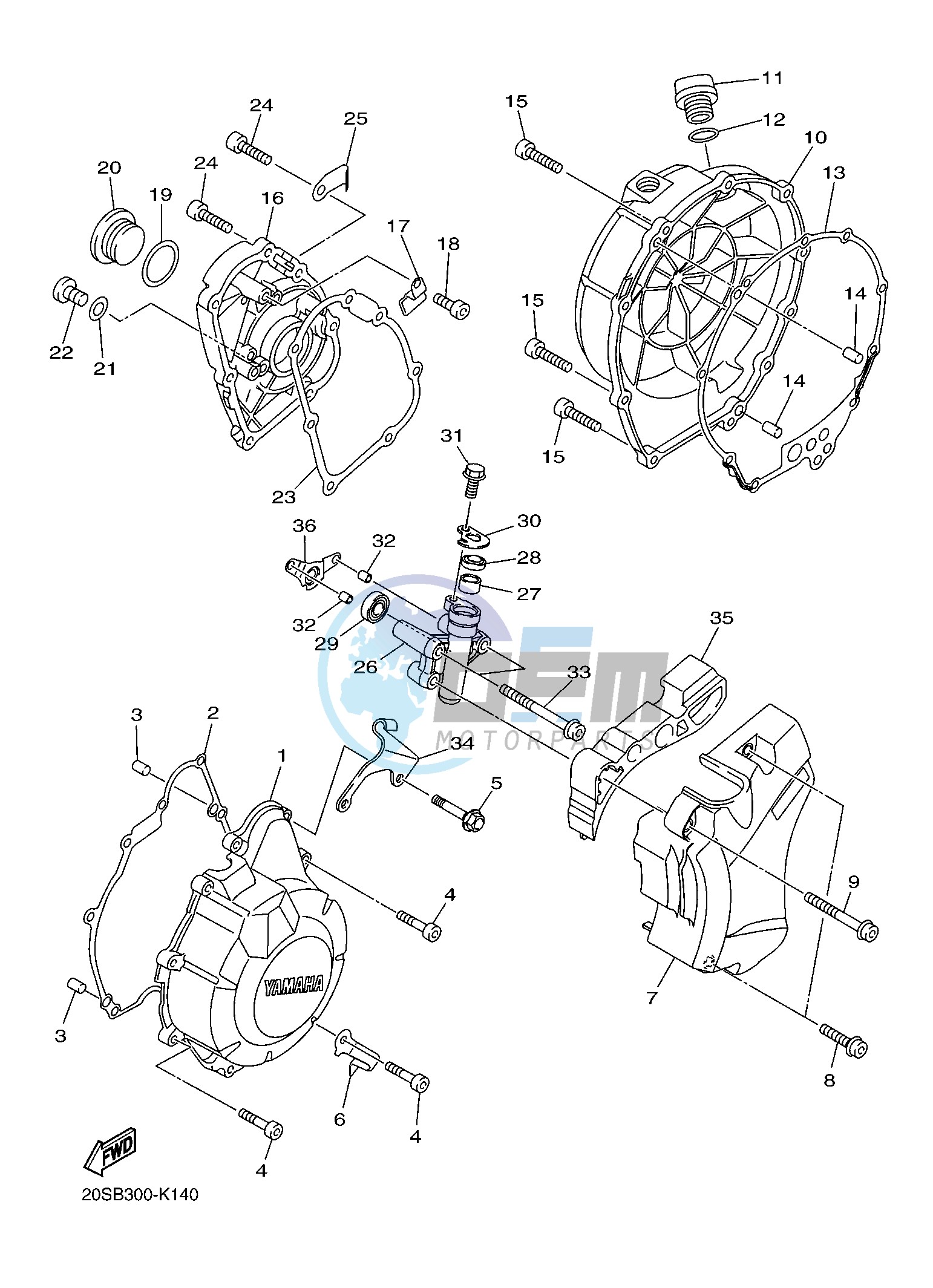 CRANKCASE COVER 1