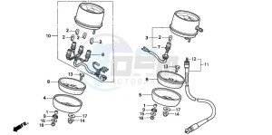 CB250 NIGHTHAWK drawing METER (1)