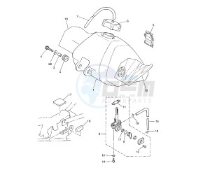 PW 80 drawing FUEL TANK