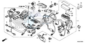 CB1100SAE CB1100 UK - (E) drawing WIRE HARNESS