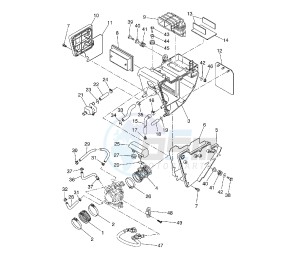 XT X 660 drawing INTAKE