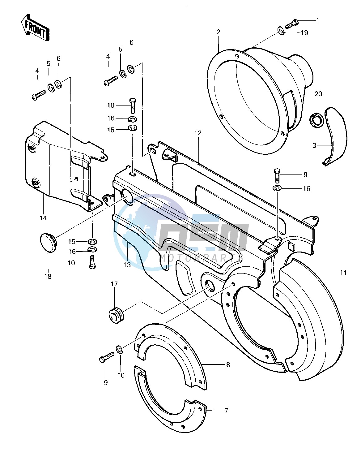 CHAIN CASE -- 83 KLT200-C1- -