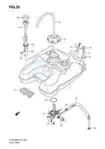 LT-Z400 (E19) drawing FUEL TANK