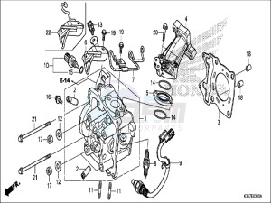 WW125EX2H WW125 E drawing CYLINDER HEAD