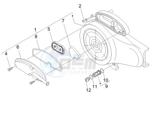 Fly 50 4t (USA) drawing Flywheel magneto cover - Oil filter