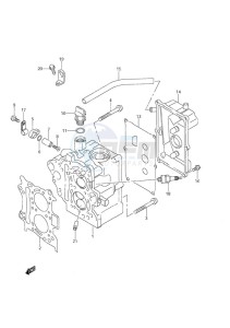 DF 9.9 drawing Cylinder Head