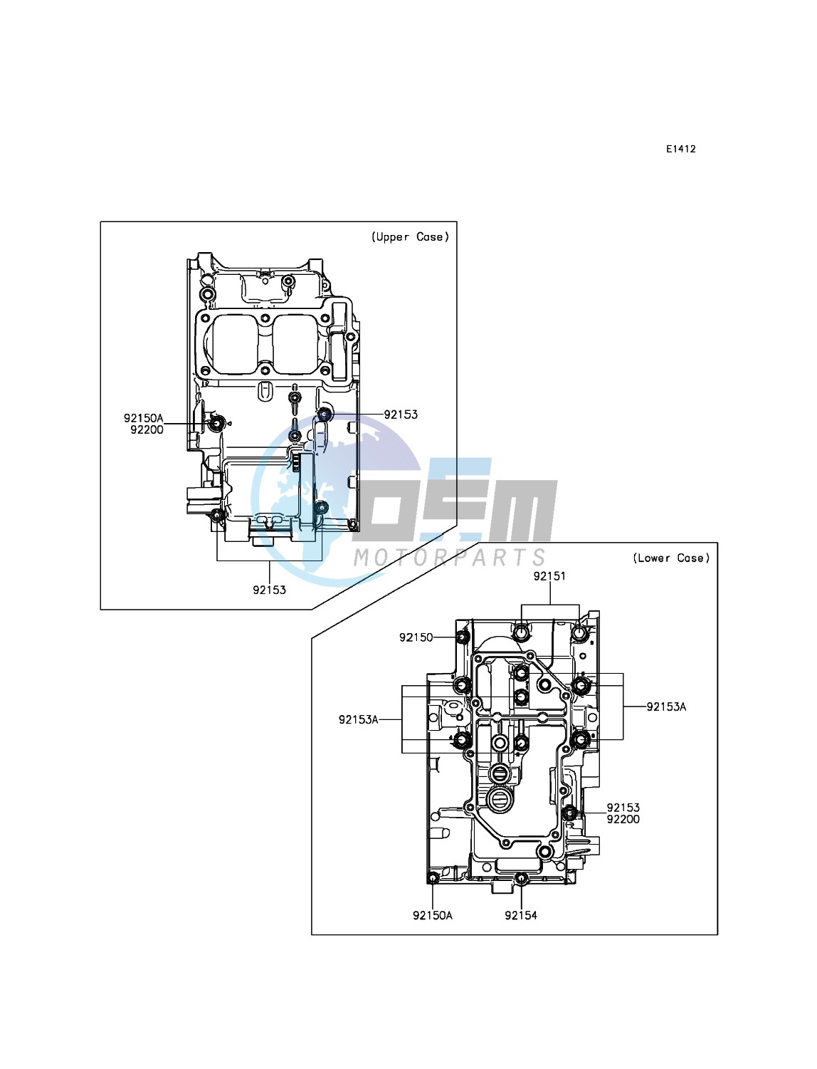 Crankcase Bolt Pattern