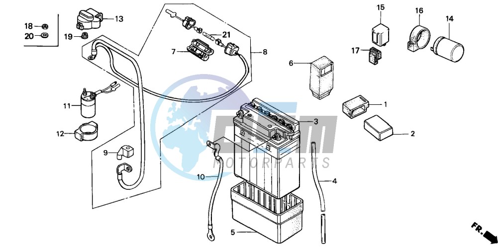 BATTERY/C.D.I. UNIT