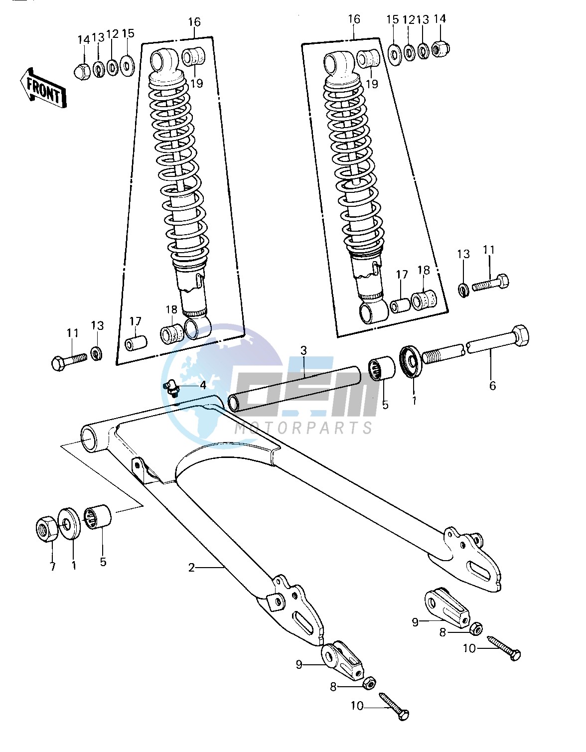 SWING ARM_SHOCK ABSORBERS -- 80 A1- -