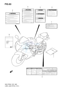 GSX-R750 drawing LABEL