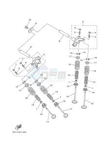 YFM300 RAPTOR 300 (1SC6 1SC7 1SC5) drawing VALVE