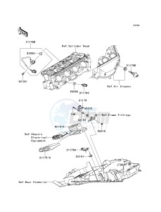 ZX 1000 D [NINJA ZX-10R] (D6F-D7FA) D6F drawing FUEL INJECTION