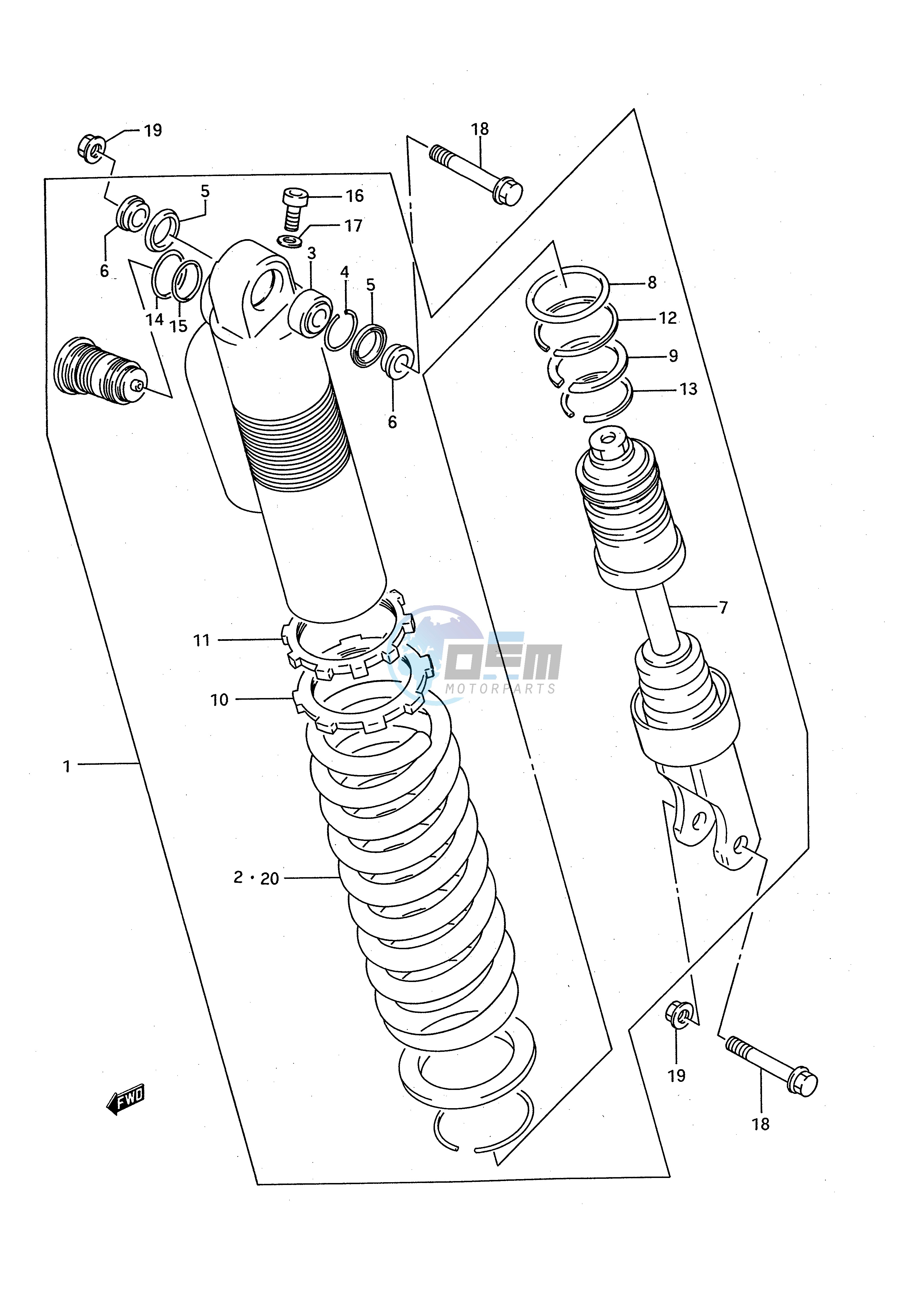 SHOCK ABSORBER (MODEL P)