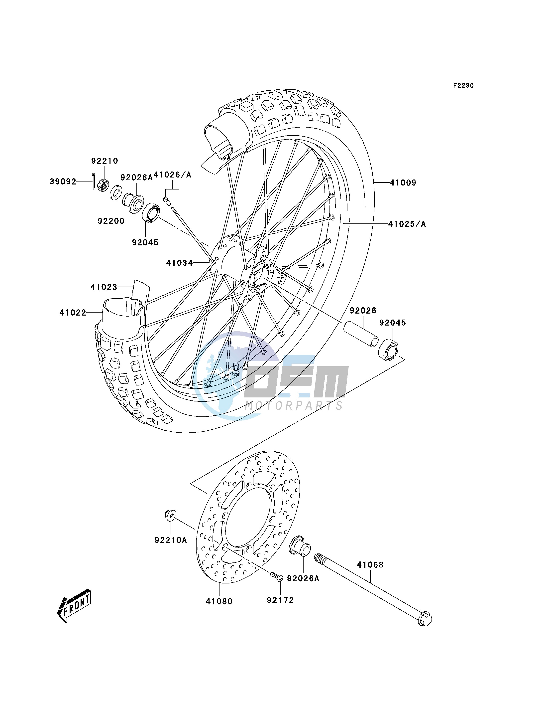 FRONT HUB