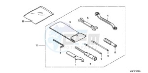 FJS600AB SilverWing ED drawing TOOLS