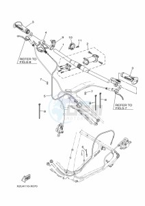 CROSSCORE RC  X2XA PC65CRL drawing STEERING HANDLE & CABLE