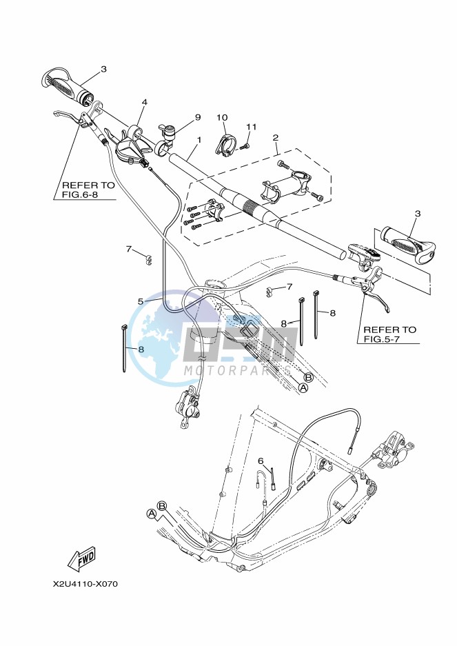 STEERING HANDLE & CABLE