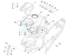 RS4 125 4T drawing Tank cover