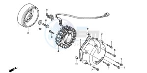 VF750C drawing GENERATOR