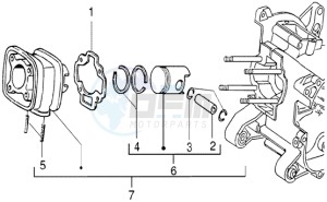 DNA 50 m.y. 2005 drawing Cylinder-piston-wrist pin assy