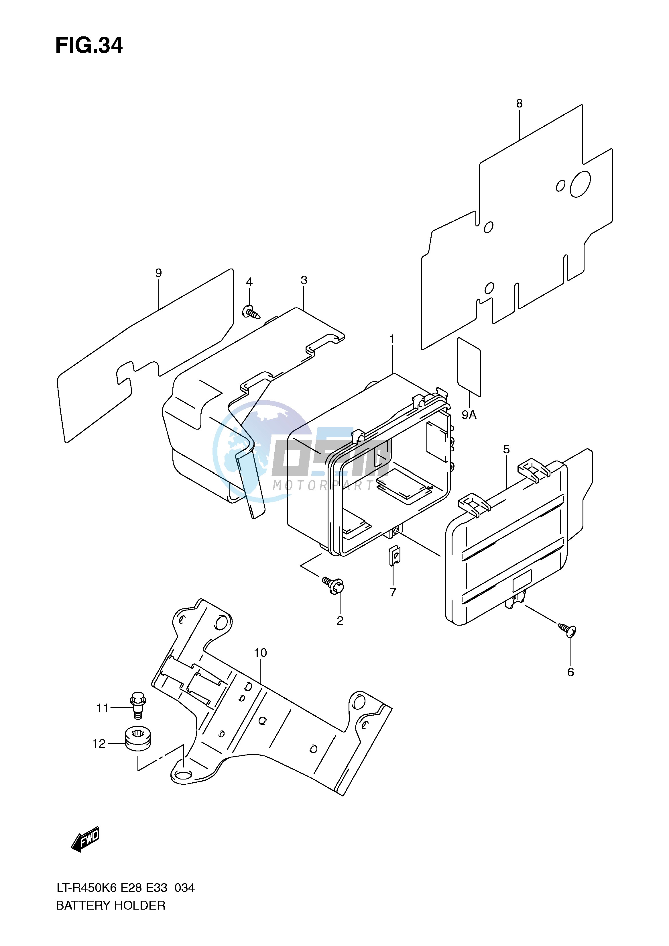 BATTERY HOLDER