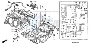 VFR8009 Europe Direct - (ED / MME TWO) drawing CRANKCASE