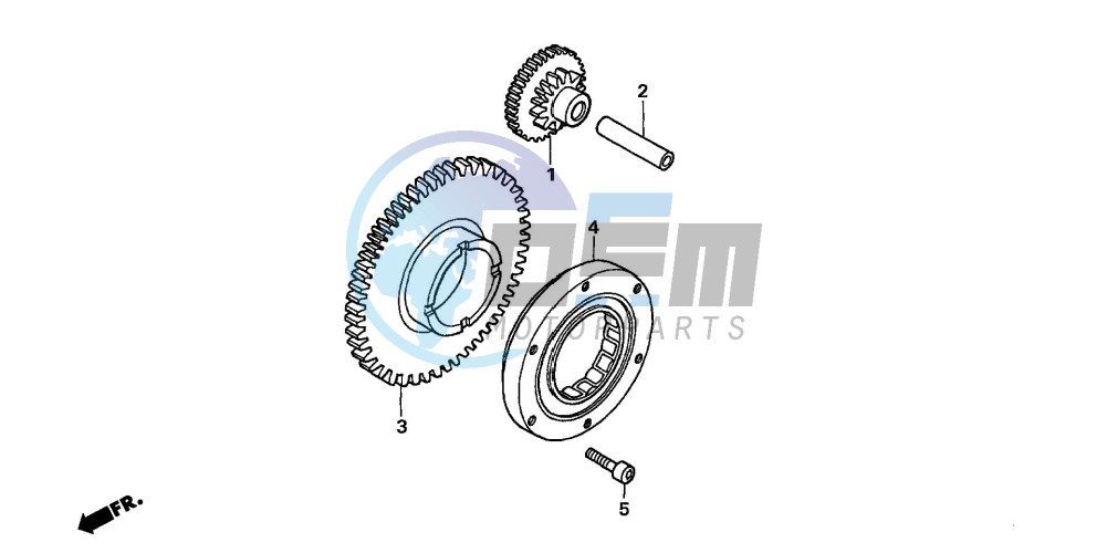 STARTING CLUTCH (CBF600S6/SA6/N6/NA6)