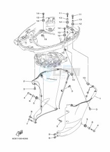 LF250XCA drawing BOTTOM-COVER-3