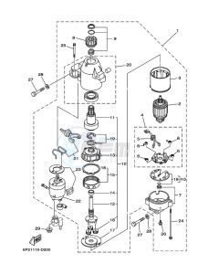 F250A drawing STARTER-MOTOR