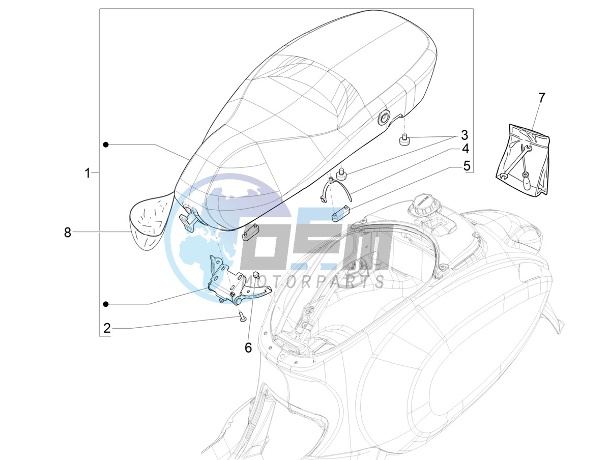 Saddle/seats