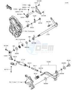 NINJA ZX-10R ABS ZX1000SGF XX (EU ME A(FRICA) drawing Gear Change Mechanism