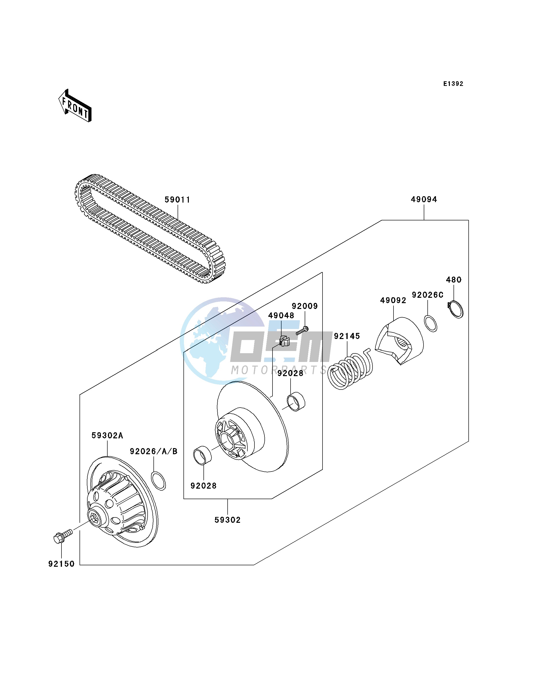 DRIVEN CONVERTER_DRIVE BELT