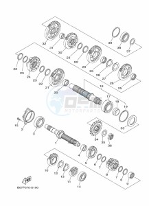 MT-10 MTN1000 (B67P) drawing TRANSMISSION