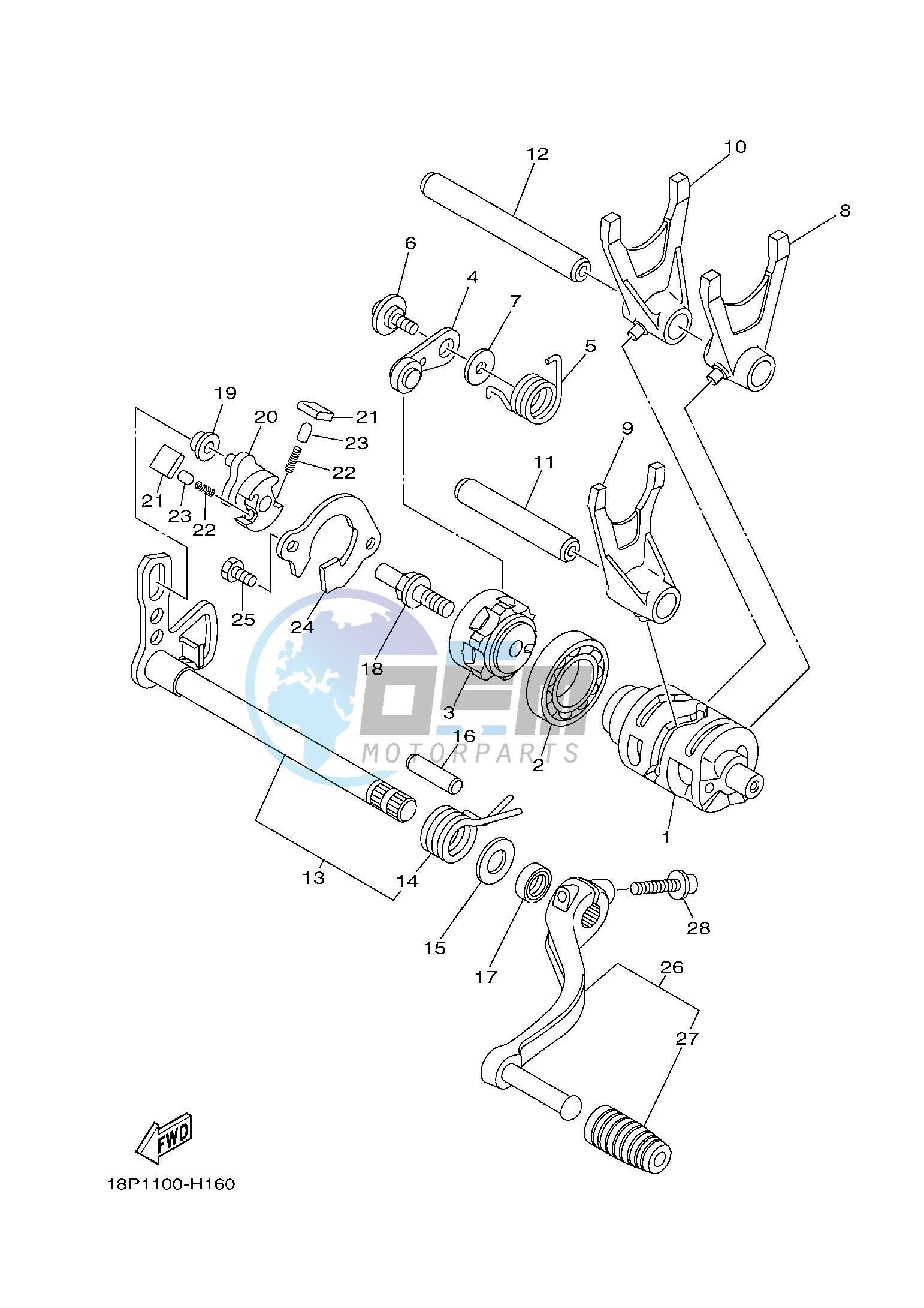 SHIFT CAM & FORK