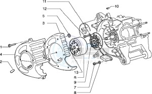 Hexagon 125 EXS1T 125cc drawing Flywheel magneto