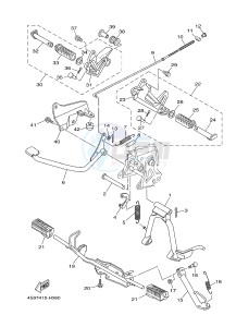 T110C (1DU8) drawing STAND & FOOTREST